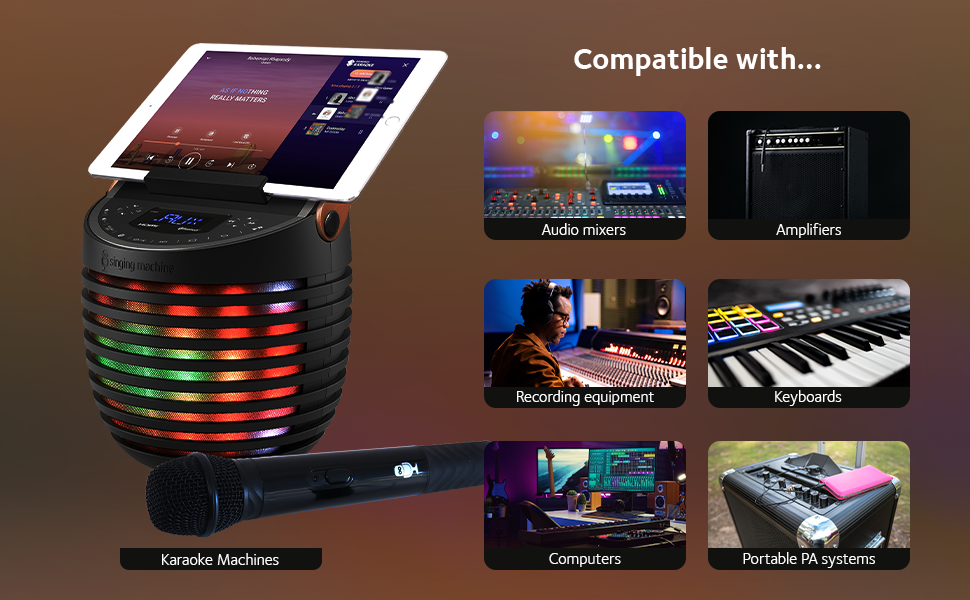 Childrens Karakao Party Microphine Fone Recording Duet Voice Charging Voice Effects Screen