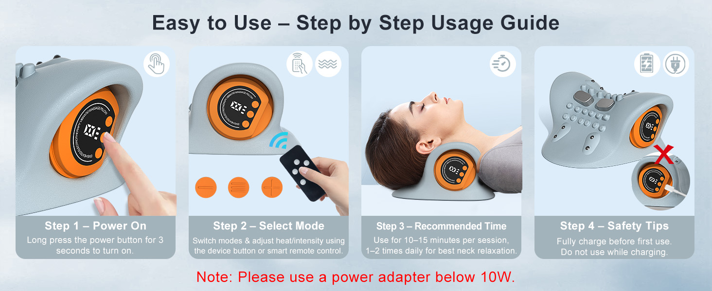 neck massager for pain relief deep tissue,for neck hump,for cervical pain relief,for office workers